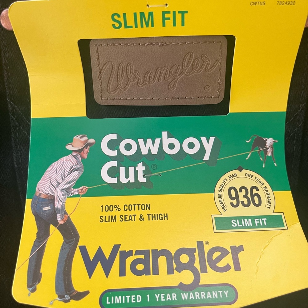 Men’s wrangler cowboy cut slim fit jeans